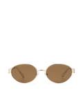 THE EVANGELISTA - GOLD-BROWN-SUNGLASSES-BANBE-O/S-BILLINI USA