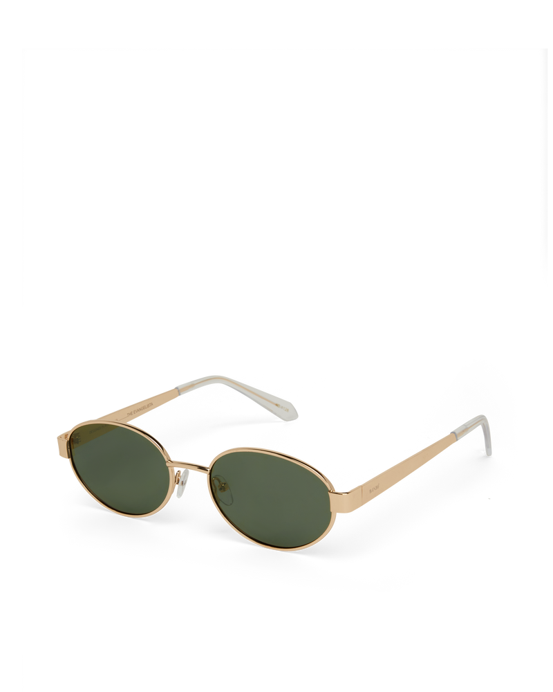 THE EVANGELISTA - GOLD-GREEN-SUNGLASSES-BANBE-O/S-BILLINI USA
