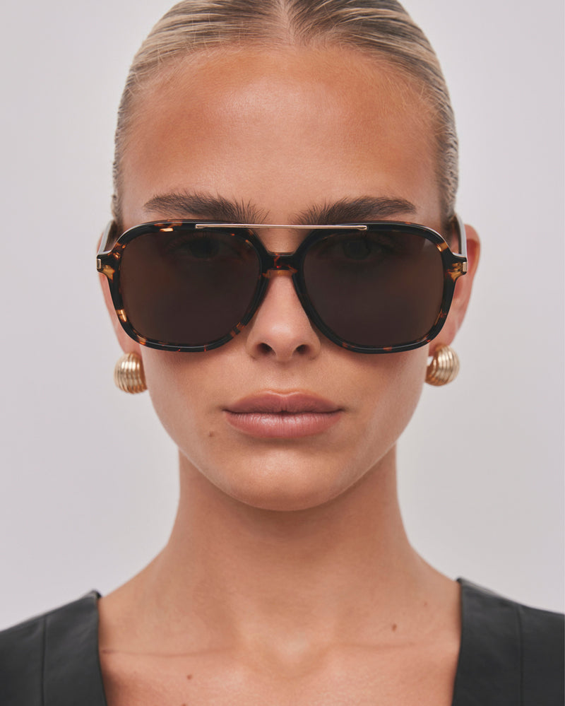 THE LOPEZ - AMBER TORT-CINNAMON-SUNGLASSES-BANBE-BILLINI USA