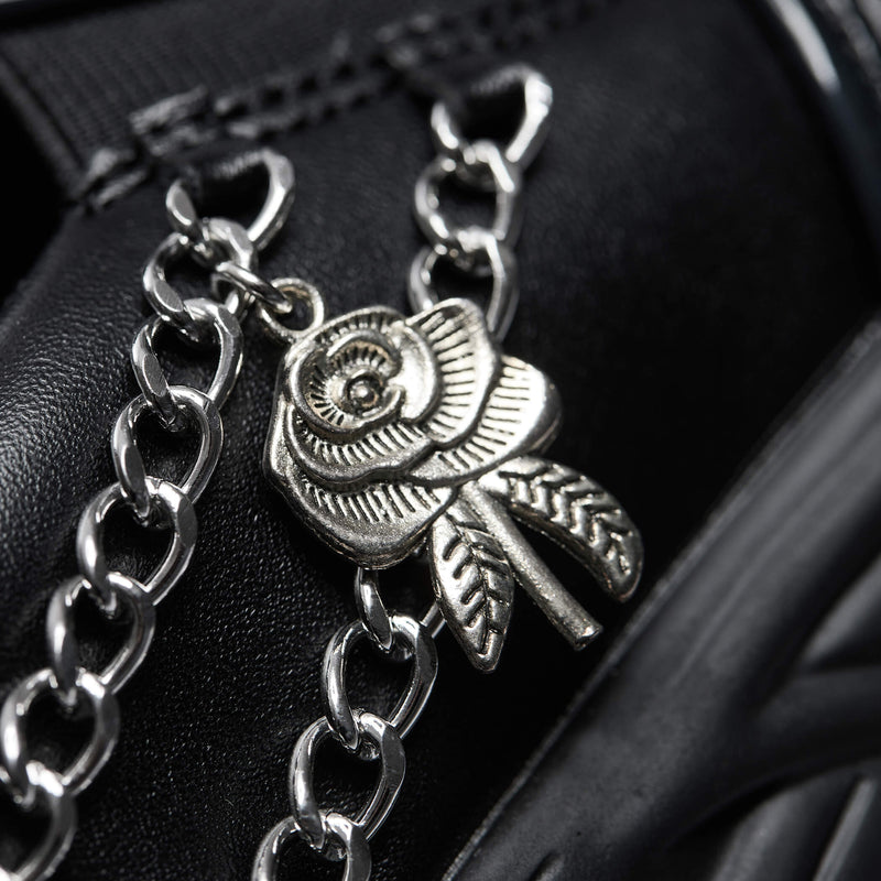 The Summoner Mystic Charm Chunky Slip Ons - Black - Shoes - KOI Footwear - Black - Detail