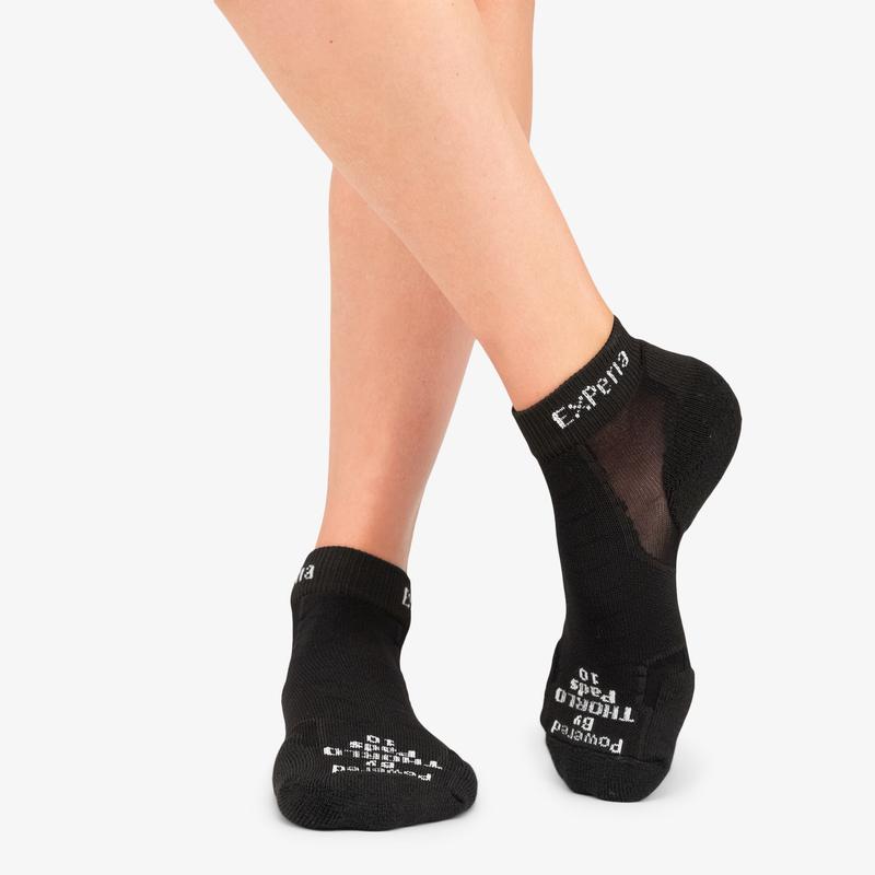 Thorlos Experia TECHFIT Light Cushion Ankle Sock (Black)