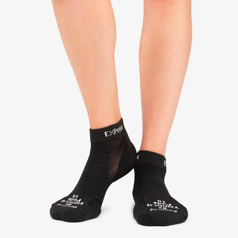 Thorlos Experia TECHFIT Light Cushion Ankle Sock (Black)