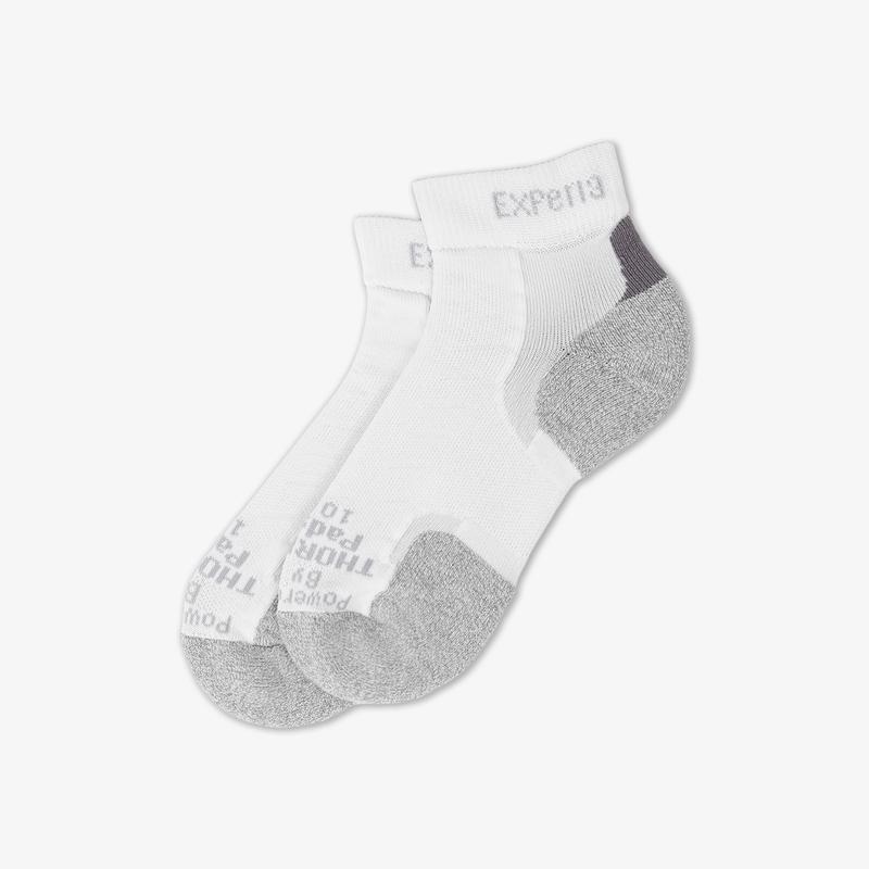 Thorlos Experia TECHFIT Light Cushion Ankle Sock (White)