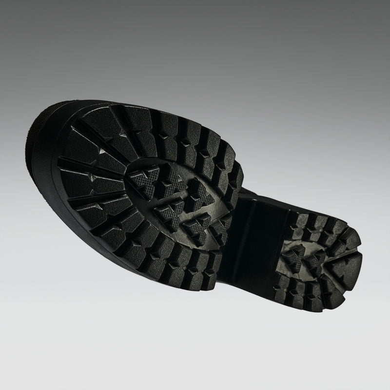 TIRA Black Mary Jane Shoes 'Suede Edition' Sole View