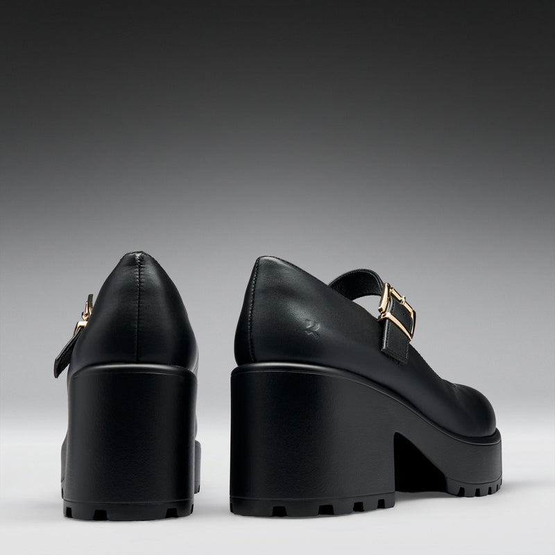 Tira Mary Jane Shoes 'Faux Leather Edition' back view