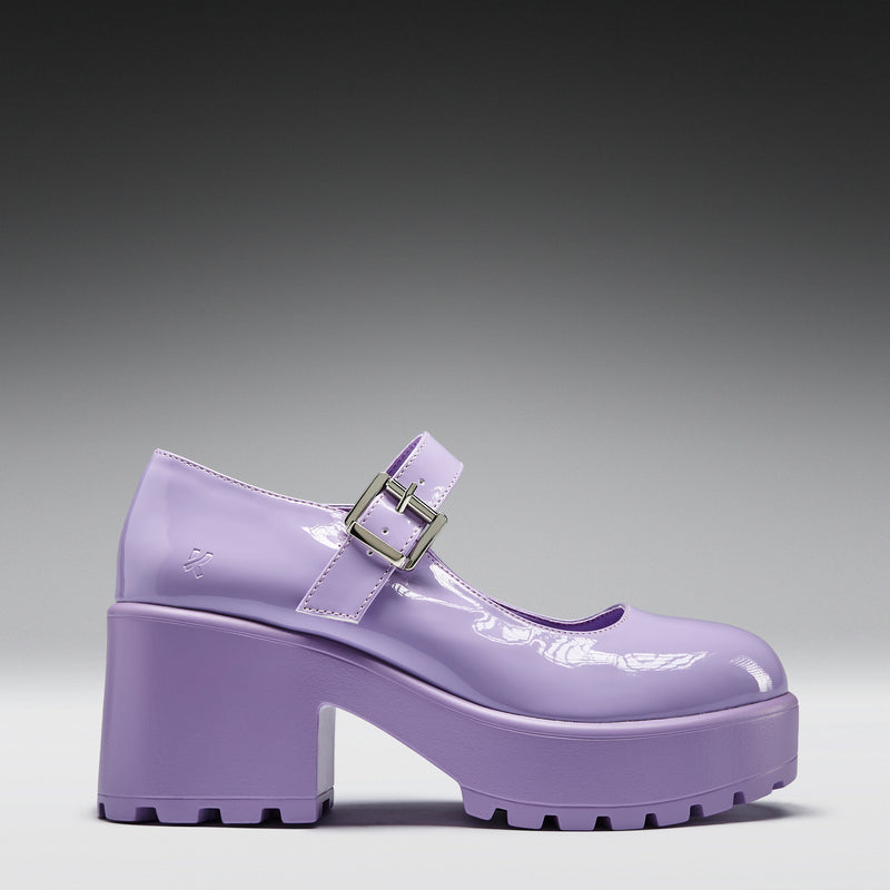 Tira Mary Jane Shoes ' Lilac Nectar Patent Edition' Right View