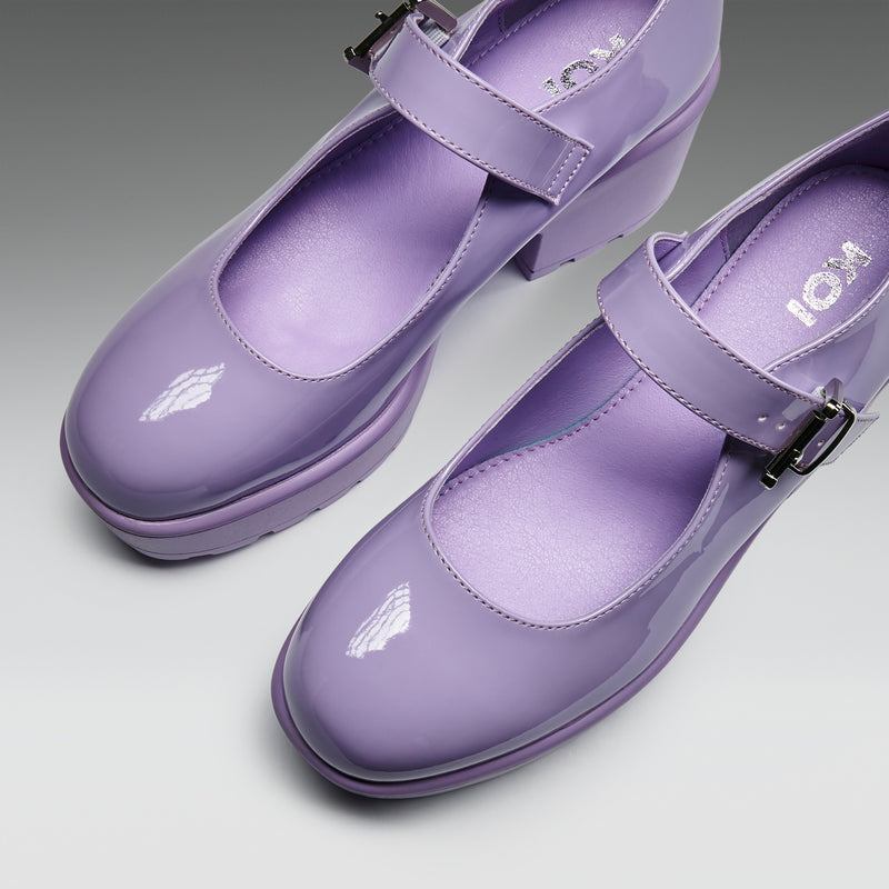 Tira Mary Jane Shoes ' Lilac Nectar Patent Edition' Top View