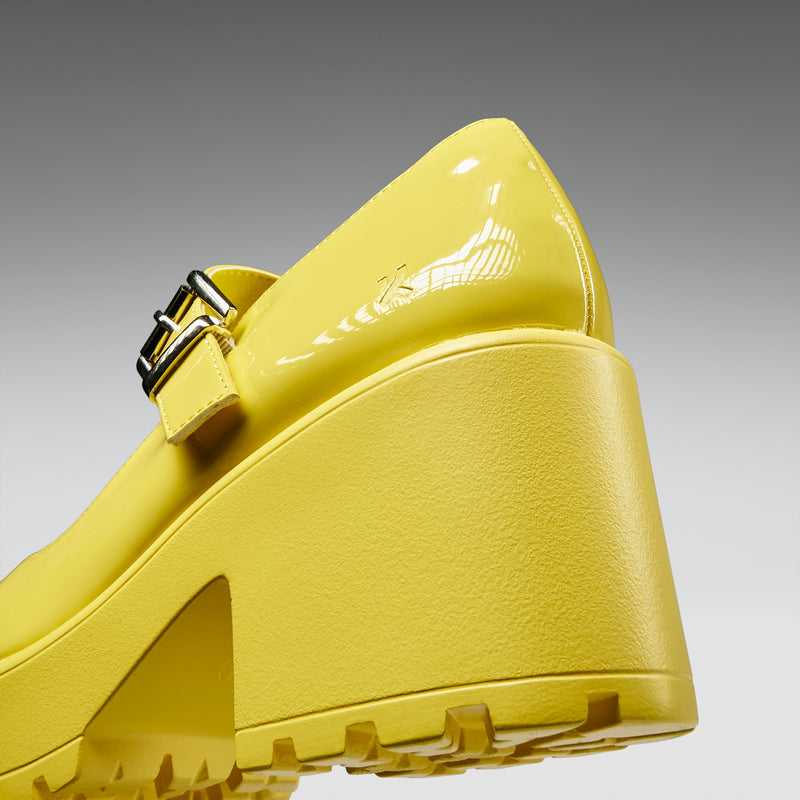 Tira Mary Jane Shoes 'Sunshine Yellow Edition' Heel