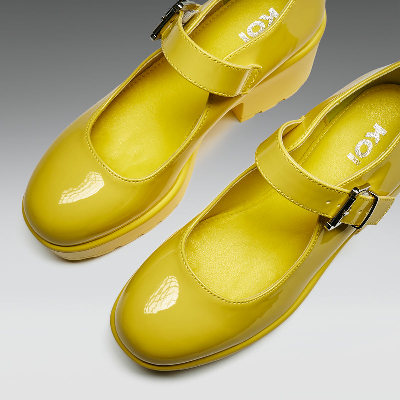 Tira Mary Jane Shoes 'Sunshine Yellow Edition' Top View