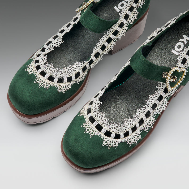 Tira Mary Janes ‘ Willow Wisp Edition’ Top View