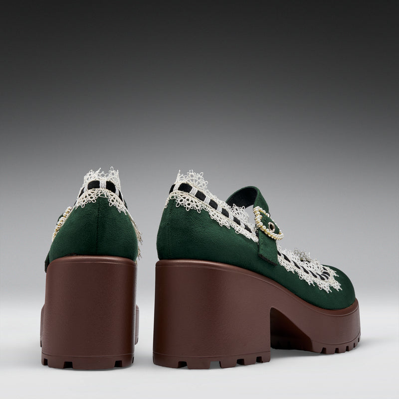 Tira Mary Janes ‘ Willow Wisp Edition’ Back View