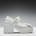 Tira Ruffle Mary Janes ‘ Porcelain Delights Edition’ right side view