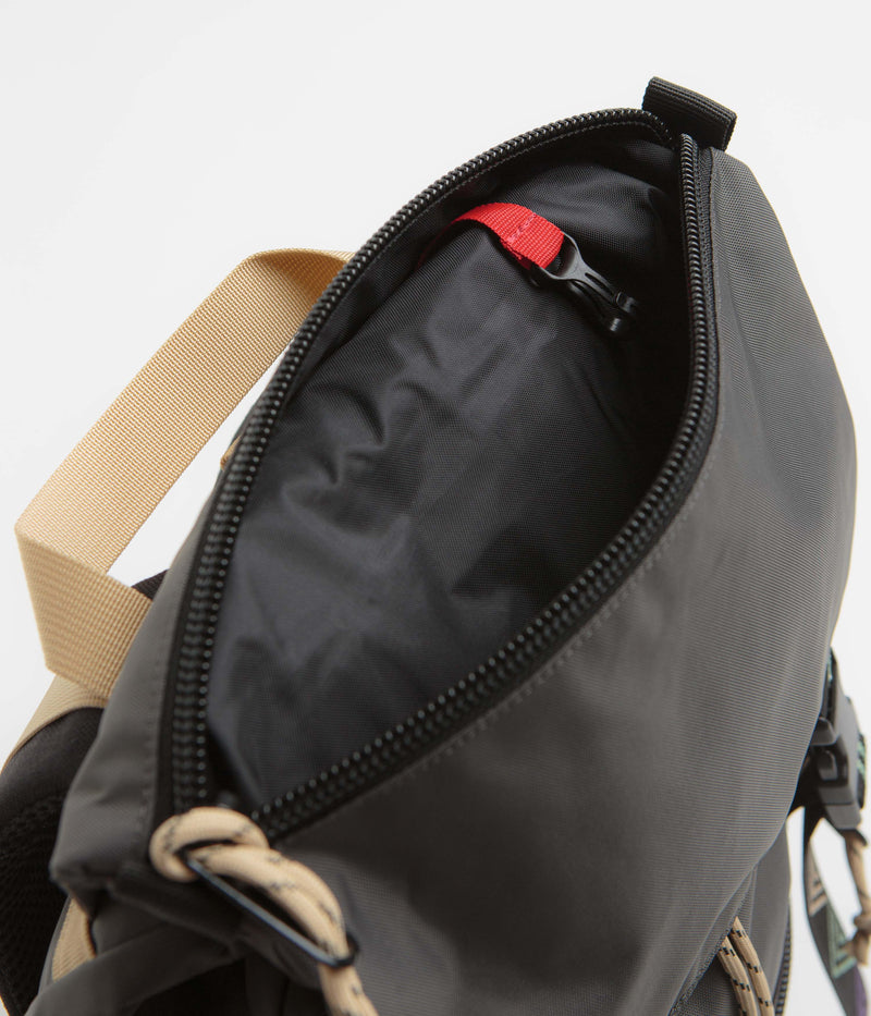 Topo Designs Classic Rover Pack in Asphalt and Black