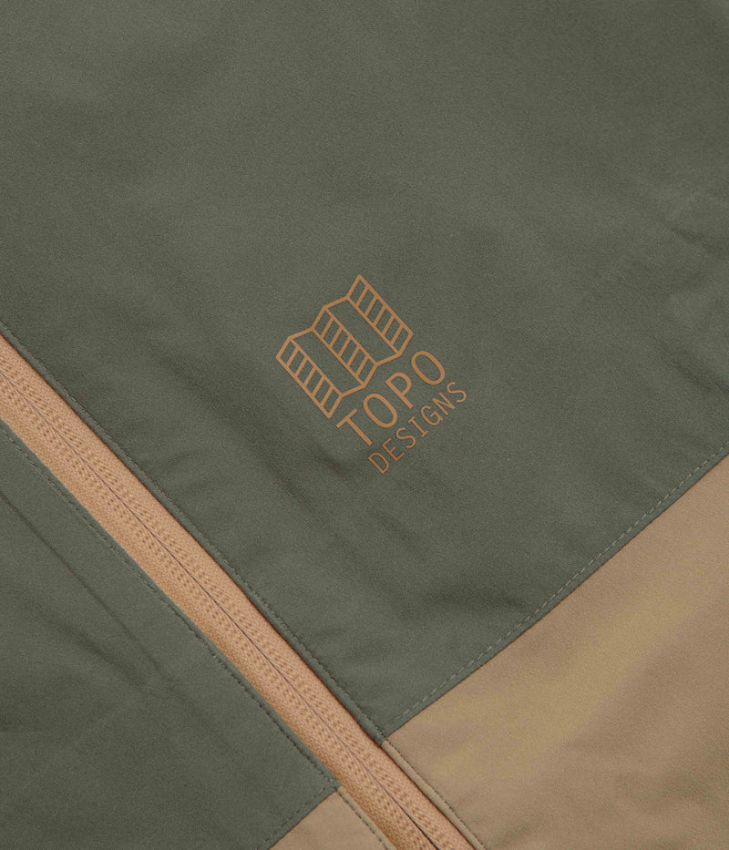 Topo Designs Global Jacket in Beetle and Elmwood