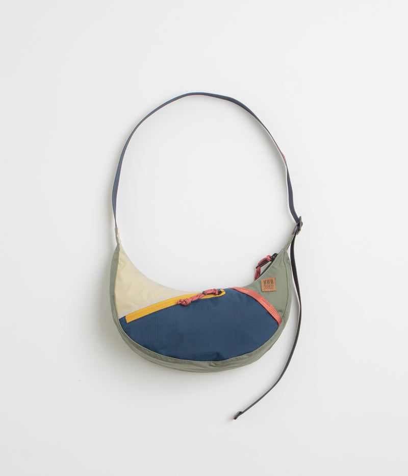 Topo Designs Moonlight Crossbody Bag in Bone White and Beetle