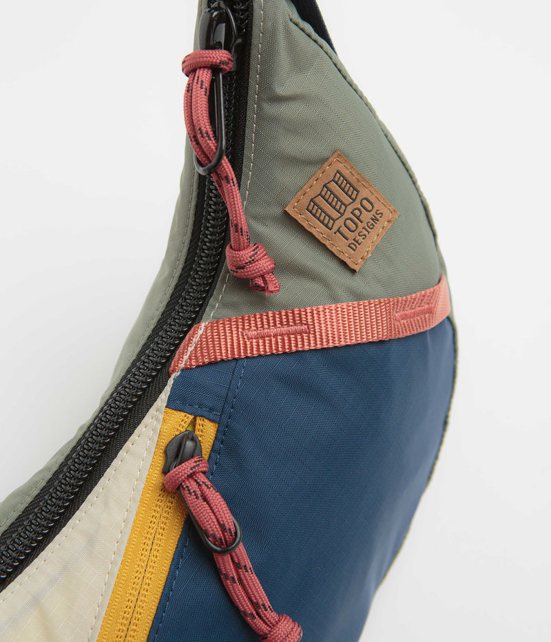 Topo Designs Moonlight Crossbody Bag in Bone White and Beetle