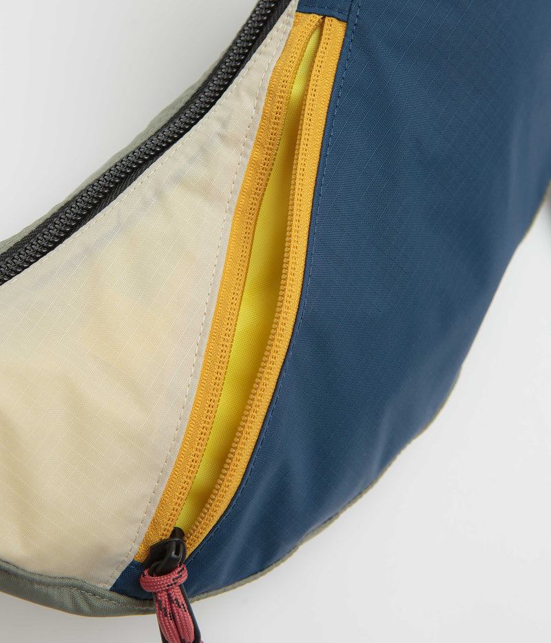 Topo Designs Moonlight Crossbody Bag in Bone White and Beetle