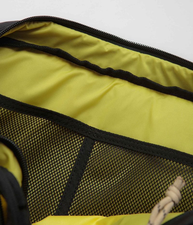 Topo Designs Mountain Cross Bag in Black and Neutral