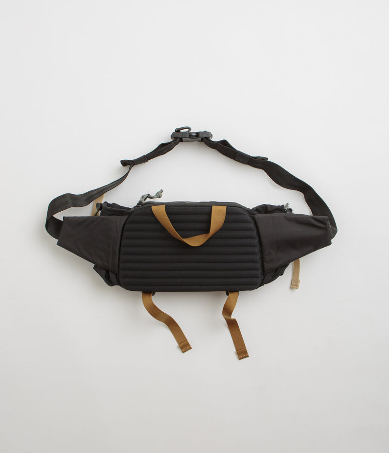 Topo Designs Mountain Hydro Hip Pack in Black and Neutral