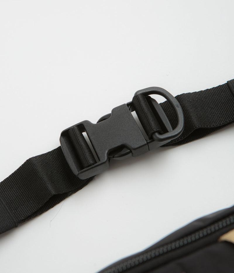 Topo Designs Mountain Hydro Hip Pack in Black and Neutral