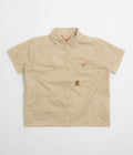 Topo Designs Womens Retro River Short Sleeve Shirt in Crackle Sesame