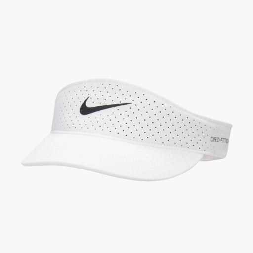Unisex Dri-FIT Advantage Club Tennis Visor White/Anthracite/Black