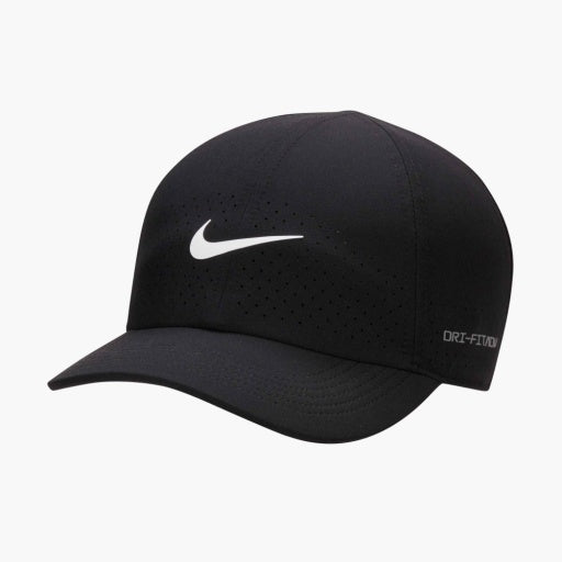 Unisex Dri-FIT Advantage Club Unstructured Tennis Cap Black/White