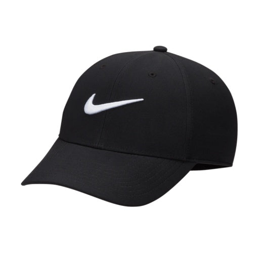 Unisex Dri-FIT Club Structured Swoosh Cap in Black/White