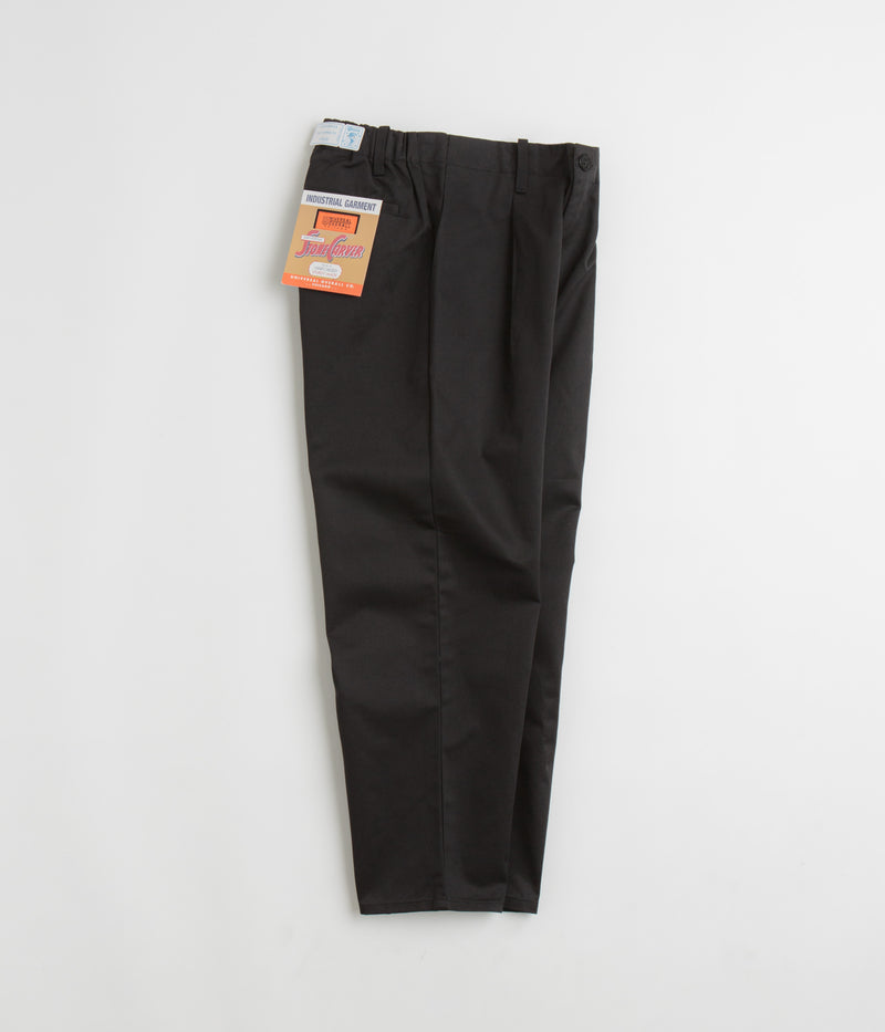 Universal Overall Type.05 Tuck Tapered Pants in Black