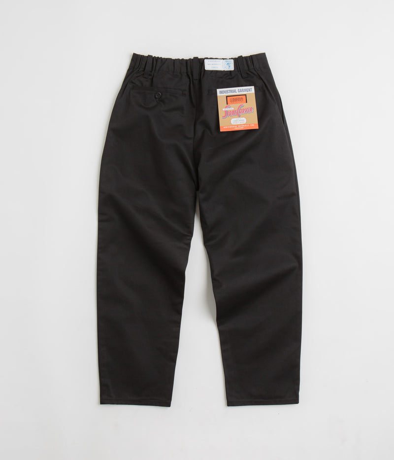 Universal Overall Type.05 Tuck Tapered Pants in Black