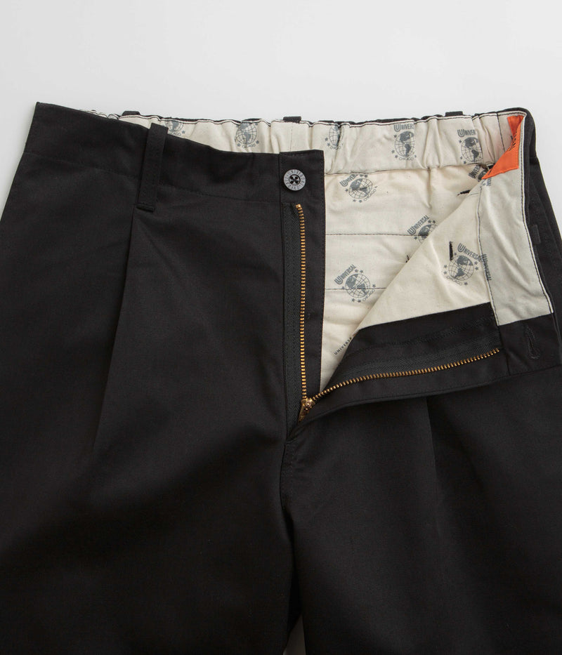Universal Overall Type.05 Tuck Tapered Pants in Black