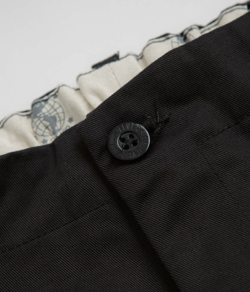 Universal Overall Type.05 Tuck Tapered Pants in Black