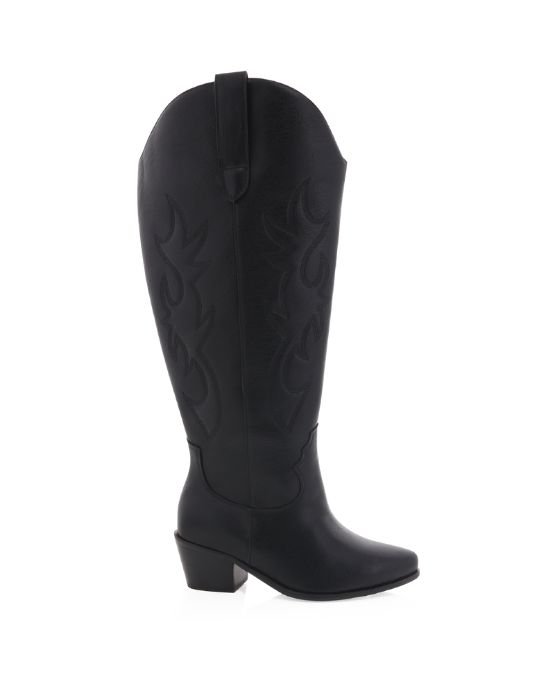 URSON EXTENDED CURVE - BLACK-Boots-Billini-BILLINI USA