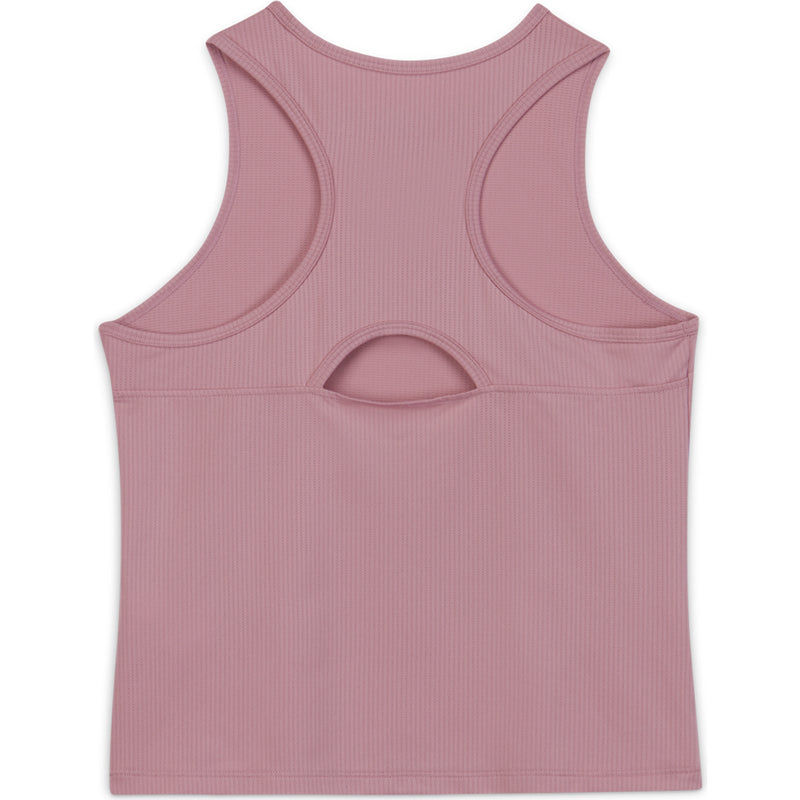 Victory Big Kids' (Girls') Dri-FIT Tennis Tank in Elemental Pink/(White)