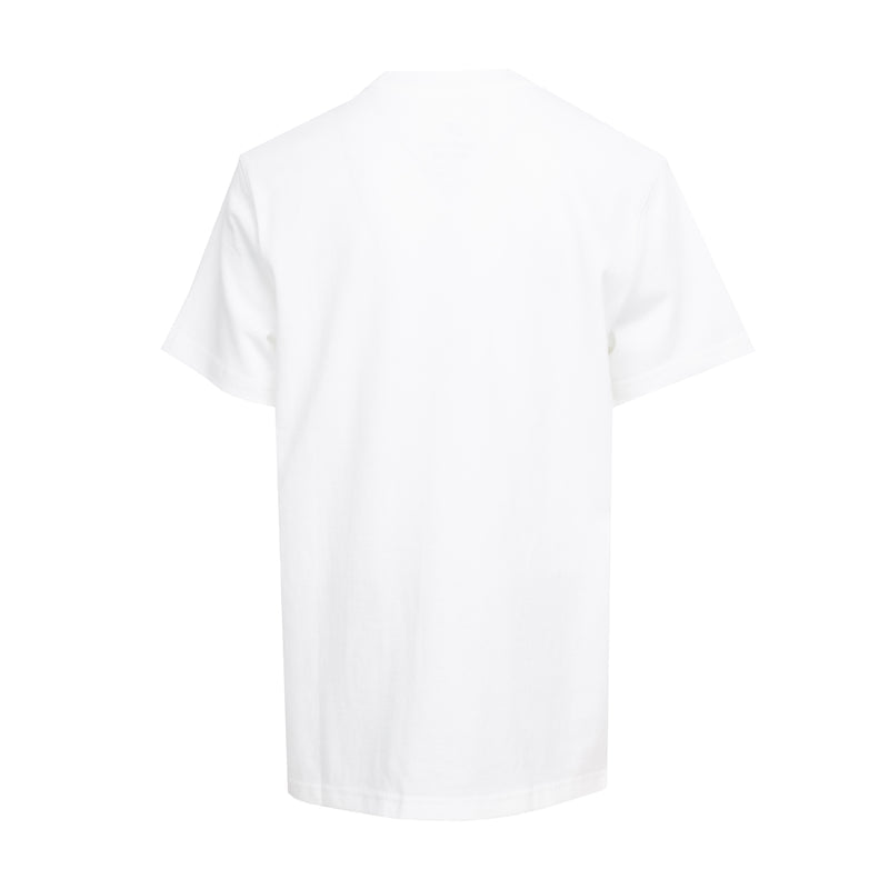 White youth T-shirt, plain back