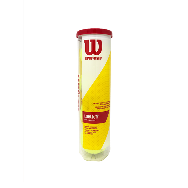 Wilson Championship Extra Duty Tennis balls - 4 Ball Can