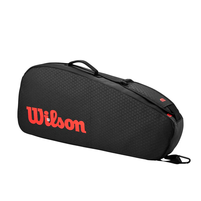 Wilson Clash 3pk Tennis Racquet Bag v3 in Black/Infrared