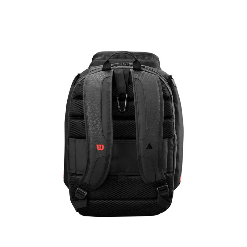 Wilson Clash Backpack Racquet Bag v3 in Black/Infrared