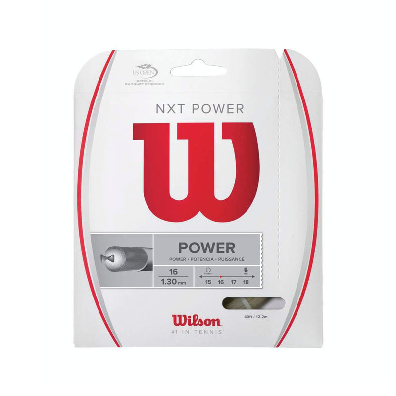 Wilson NXT Power 16 Tennis String Set - atr-sports