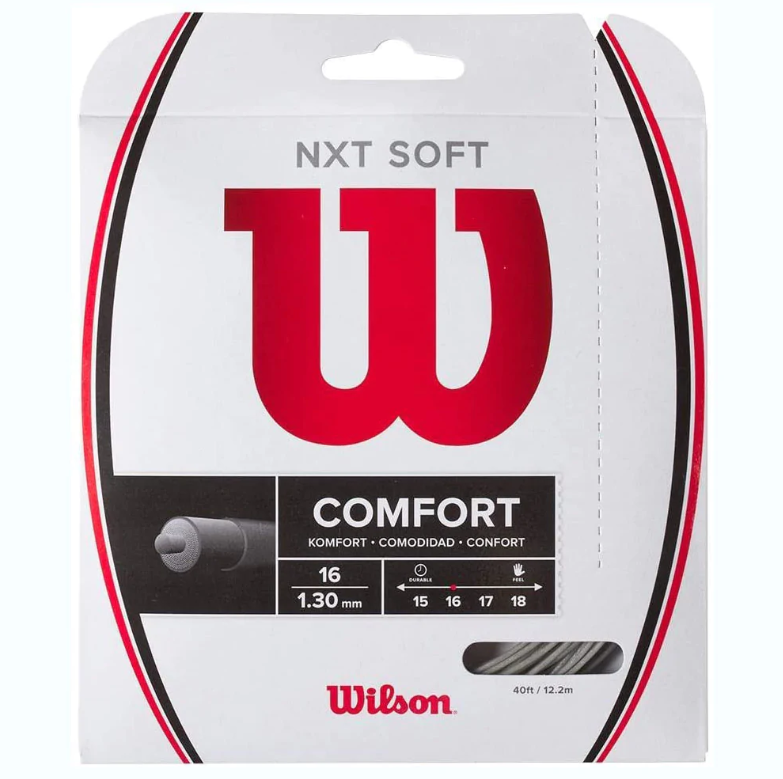 Wilson NXT Soft 16 Tennis String (Silver)