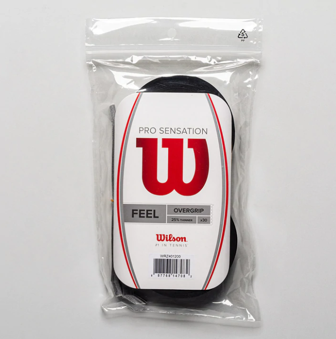 Wilson Pro Sensation Overgrip 30 Pack (Black)