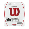 Wilson Revolve Spin Black Tennis String 17 Set - atr-sports