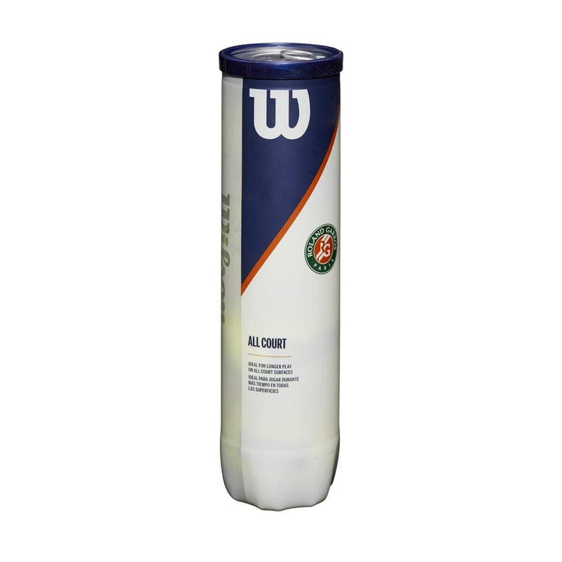 Wilson Roland Garros All Court 4 Ball Tennis Can - Tennis Ball - Wilson - ATR Sports