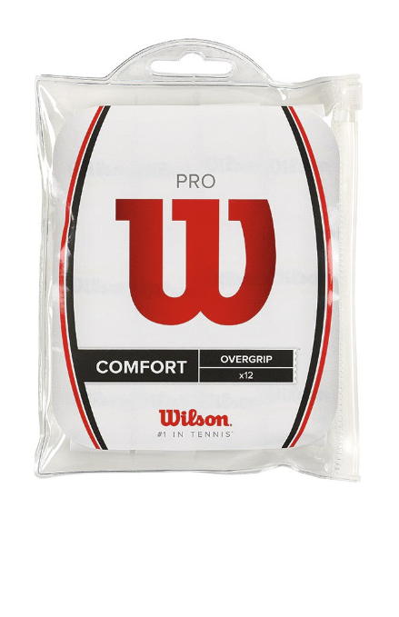Wilson White 12 Pack Pro Overgrip