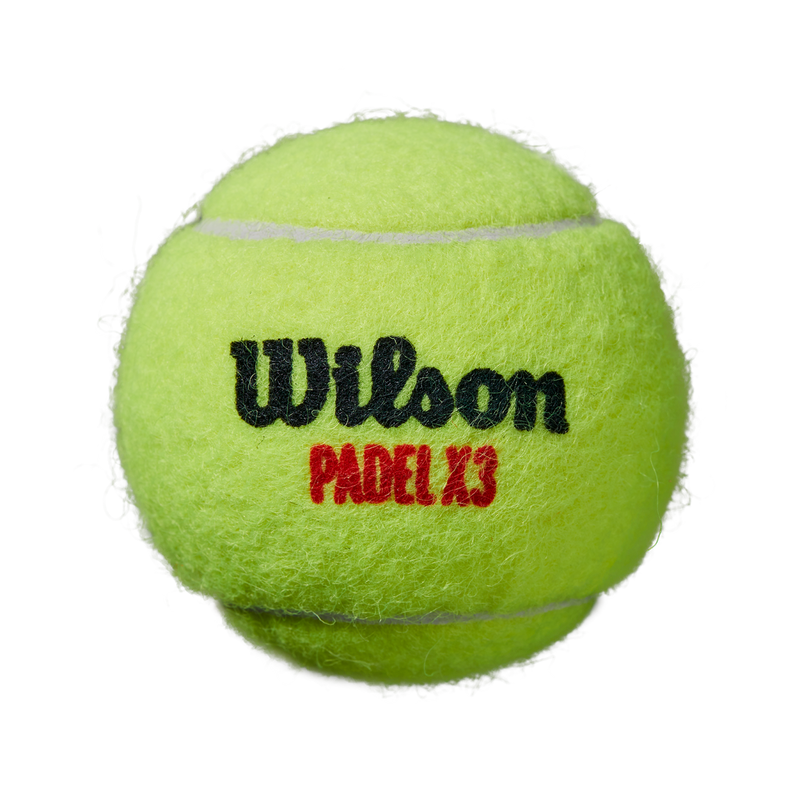Wilson X3 Padel Balls in Yellow - 3 Ball Can