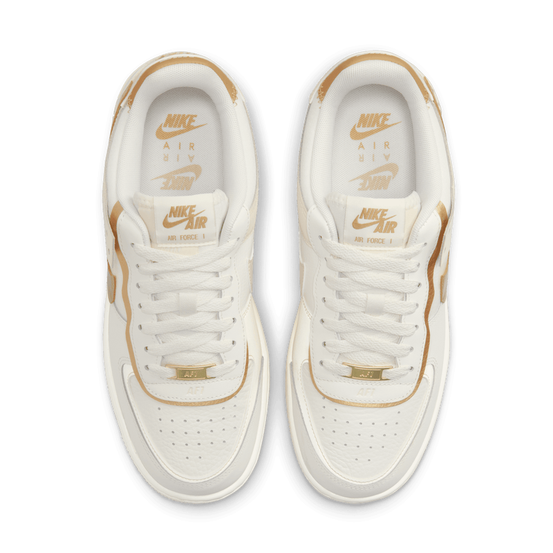 Women's Nike Air Force 1 Shadow "Sail Metallic Gold"