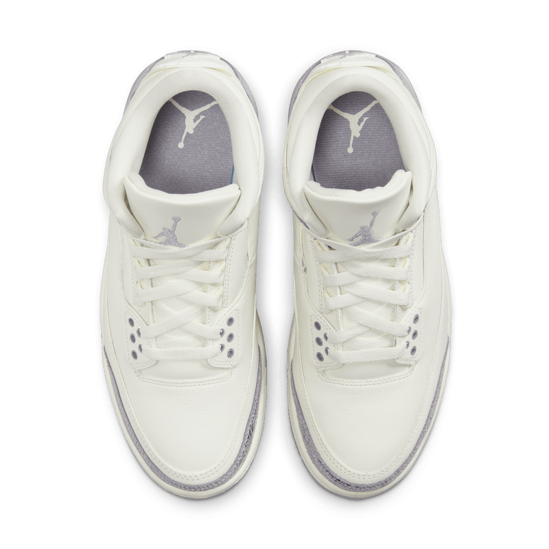 Women's Air Jordan 3 Retro "Sail Metallic Silver"