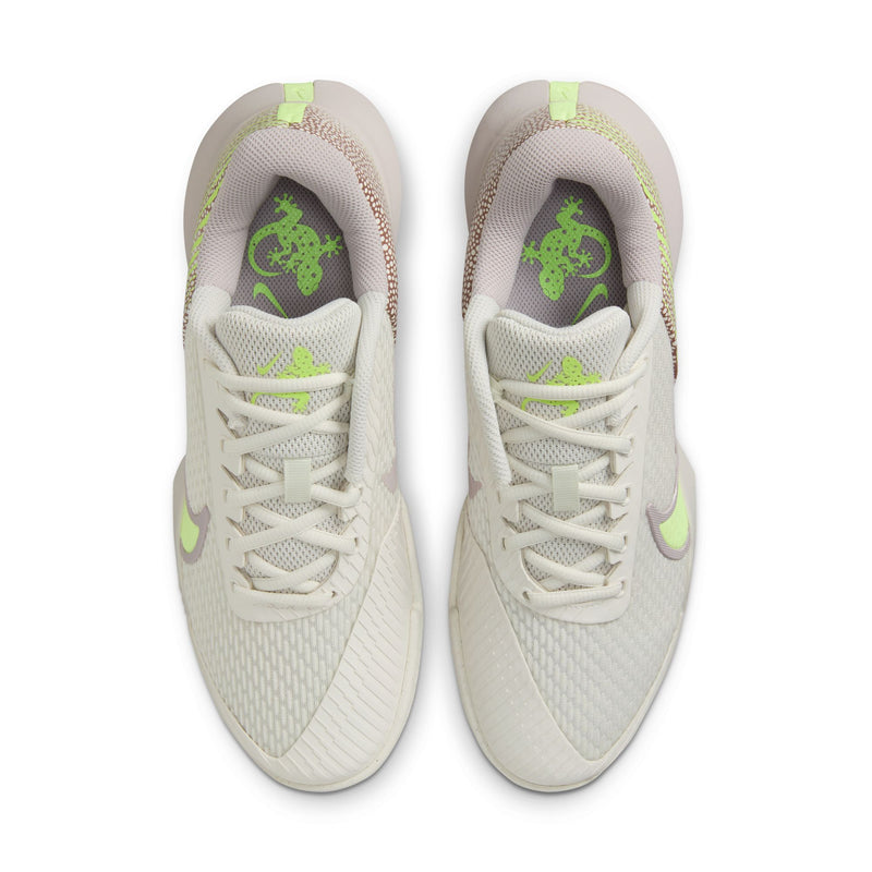 Women's Air Zoom Vapor Pro 2 PRM Tennis Shoes in Phantom/Barely Volt-Platinum Violet