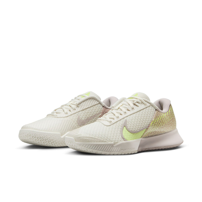 Women's Air Zoom Vapor Pro 2 PRM Tennis Shoes in Phantom/Barely Volt-Platinum Violet