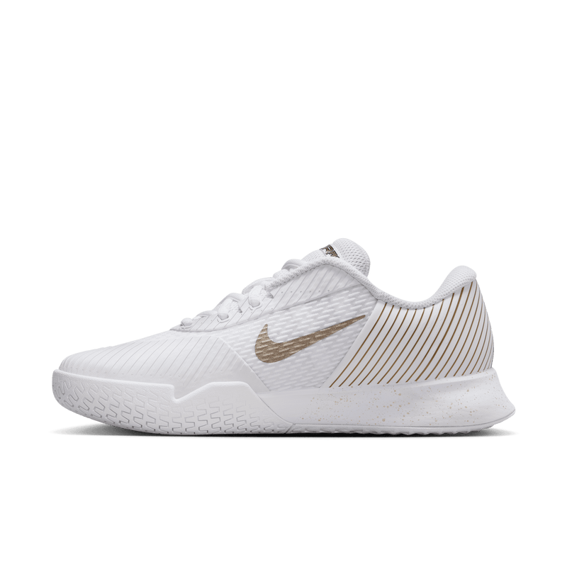 Women's Air Zoom Vapor Pro 2 WMB Shoes in White/Mtlc Gold Grain-Grand Purple